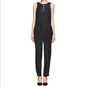 Rag & Bone Black Sleeveless Jumpsuit - elegant formal romper pantsuit